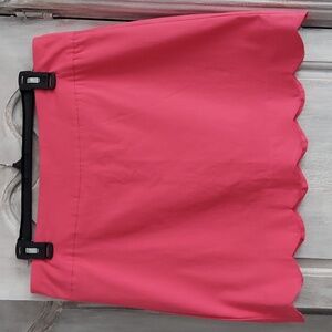 Nwot pink skort with ruffle